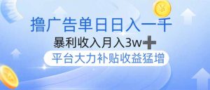 撸广告躺赚,单设备日入1000+,月入3w+,今年最强撸广告上线-七量思维