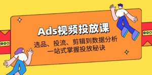 Ads视频投放课全解析：选品、投流、剪辑到数据分析，一站式掌握投放秘诀-七量思维