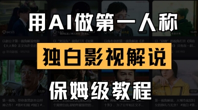 用AI做第一人称独白影视解说，手把手教学，保姆级教程-七量思维