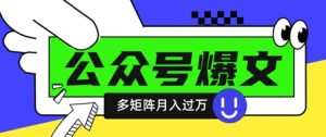 使用DeepSeek十分钟写100篇公众号爆文，多账号矩阵操作轻松月入过W-七量思维