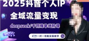 2025个人IP短视频带货(进阶版)全域流量变现,deepseek千川爆单进阶课-七量思维