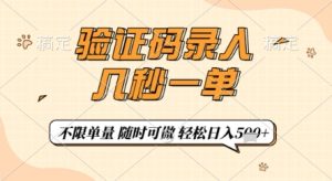 验证码录入，几秒钟一单，只需一部手机即可开始，随时随地可做，每天5张+【揭秘】-七量思维
