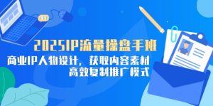 2025IP流量操盘手班,商业IP人物设计,获取内容素材,高效复制推广模式-七量思维
