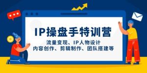 IP流量操盘手线上训练营,流量变现、IP人物设计、内容创作、剪辑、团队搭建等(更新)-七量思维