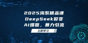 2025 淘系精品课，DeepSeek 裂变，AI 爆图，暴力引流-七量思维