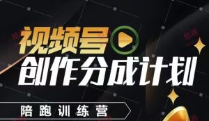 视频号创作分成计划陪跑训练营，手把手教会你如何制作视频，细水长流型项目-七量思维