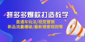 拼多多爆款打造教学:直通车玩法/视觉营销/新品流量爆破/最新搜索规则等-七量思维