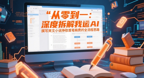 从零到一：深度拆解我运用AI撰写爽文小说挣取首笔稿费的全流程思路-七量思维
