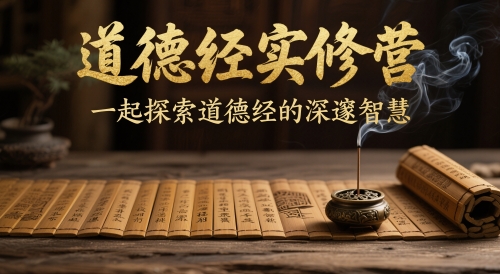 道德经实修营，一起探索道德经的深邃智慧-七量思维