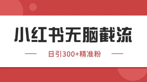 小红书只要你有同行就能获客，独家野路子获客玩法，暴力截流【揭秘】-七量思维