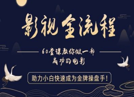 【影视全流程】教你做一部成功的电影，助力小白快速成为金牌操盘手-七量思维