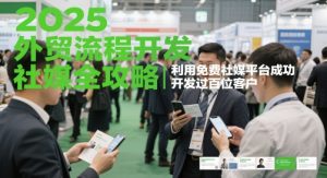 2025外贸流程开发社媒全攻略,利用免费社媒平台成功开发过百位客户-七量思维