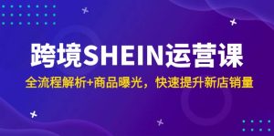 跨境SHEIN运营课，全流程解析+商品曝光，快速提升新店销量-七量思维