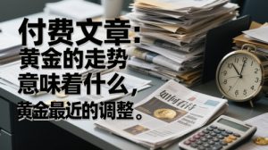 付费文章:黄金的走势意味着什么,如何看待黄金最近的调整-七量思维