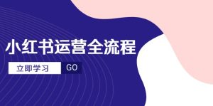 小红书运营全流程，爆款选题文案，视频制作技巧，进阶达人宝典-七量思维