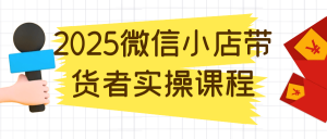 2025微信小店带货者实操课程-七量思维