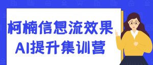 柯楠信息流效果AI提升集训营-七量思维