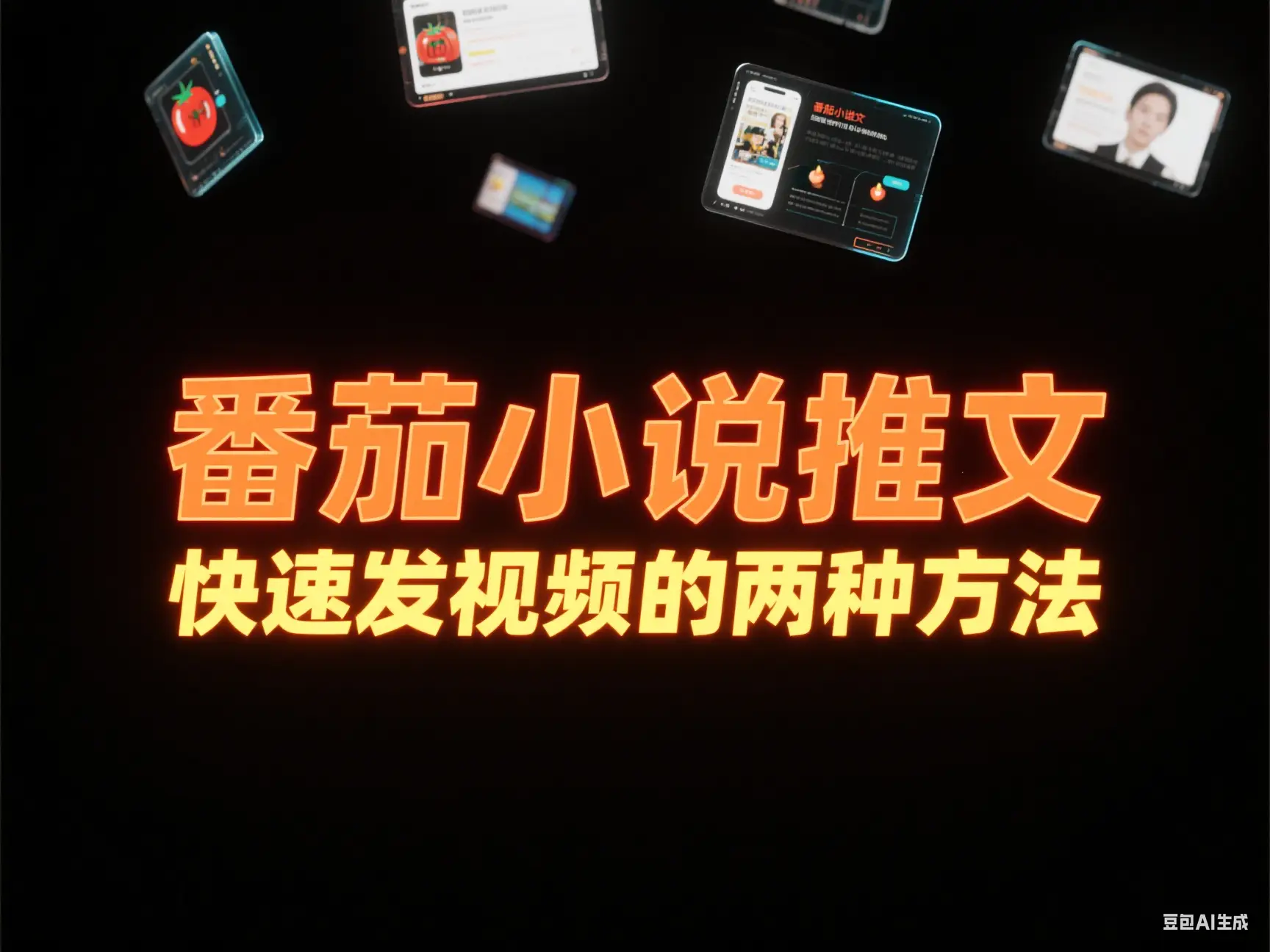 番茄小说推文 快速发视频的两种方法-创业猫