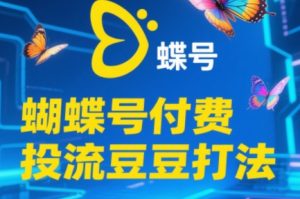 渔财老师·2025蝴蝶号付费投流豆豆打法-七量思维