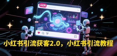 小红书引流获客2.0，小红书引流教程-七量思维
