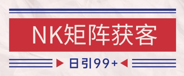 小红书某音NK赛道引流获客 自热矩阵日引200+【揭秘】-七量思维