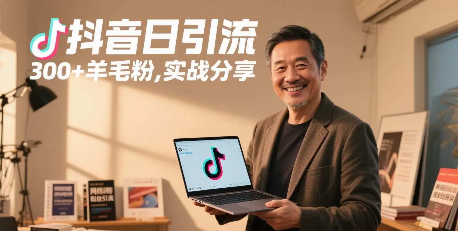 抖音日引300+羊毛粉，实战分享-创业猫