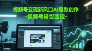 视频号变现新风口AI爆款创作-视频号带货变现-七量思维