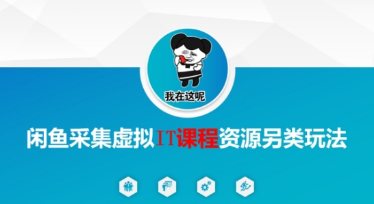 闲鱼采集虚拟IT课程资源另类玩法，干货满满-七量思维