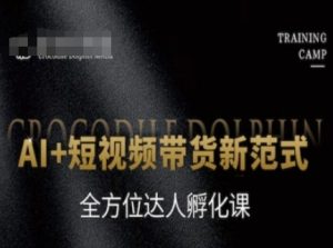 AI+短视频带货新范式，全方位达人孵化课-七量思维