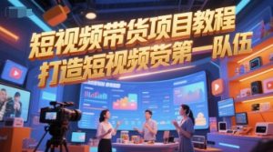 短视频带货项目教程，打造短视频带货第一队伍-七量思维