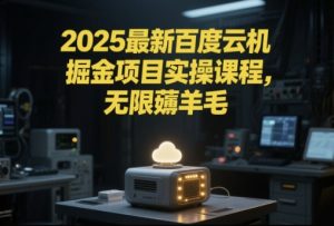 2025最新百度云机掘金项目实操课程单窗口保底5-10元月收益单窗口150+【揭秘】-七量思维