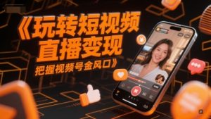 玩转短视频直播变现,把握视频号金风口-七量思维