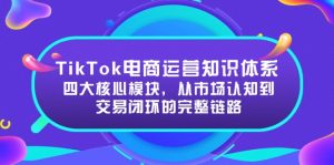 TikTok电商运营知识体系：四大核心模块，从市场认知到交易闭环的完整链路-七量思维