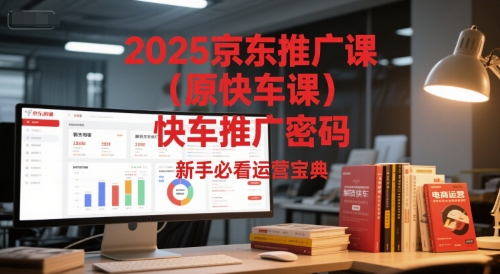 2025京东推广课(原快车课)解锁京东快车推广密码，新手必看运营宝典-七量思维