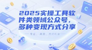 2025实操工具软件类领域公众号，多种变现方式分享-七量思维