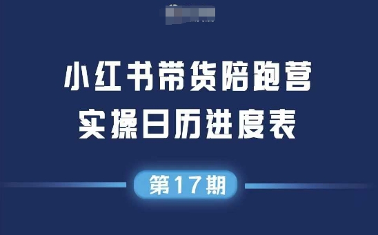 小红书第17期带货陪跑营，不囤货，无不直播，无不投流，通过选品+笔记内容+测品+笔记铺量+矩阵运营打爆款-七量思维