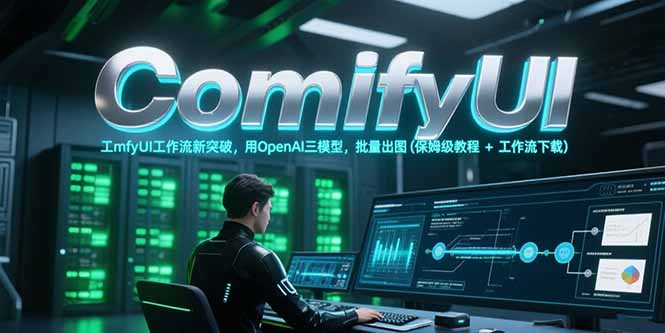 ComfyUI工作流新突破，用OpenAI三模型，批量出图(保姆级教程+工作流下载-七量思维