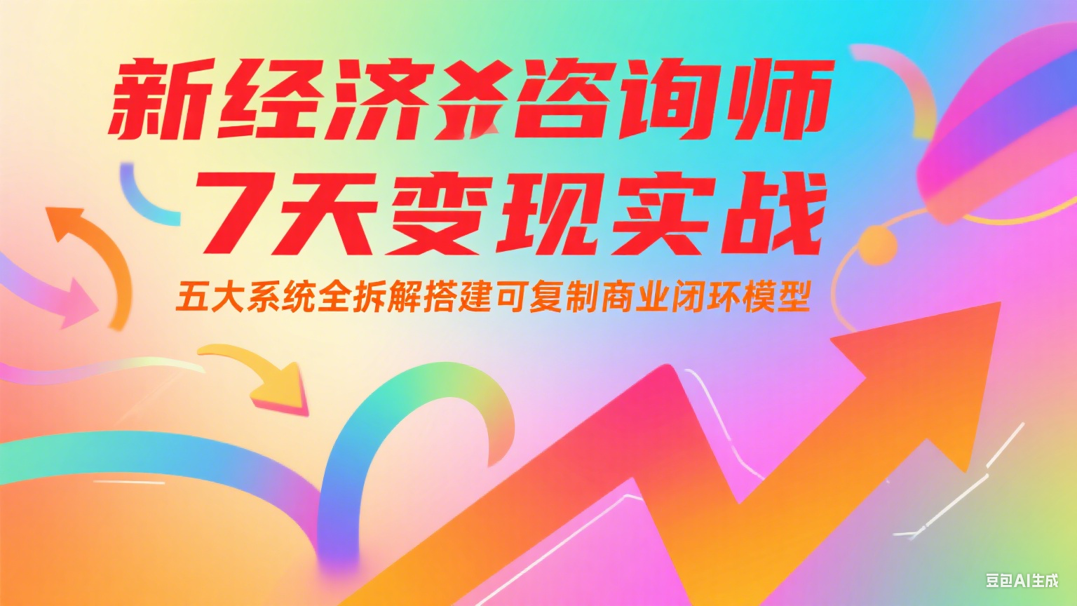 新经济咨询师 7 天变现实战：五大系统全拆解搭建可复制商业闭环模型-七量思维