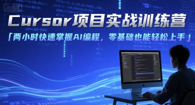 Cursor项目实战训练营，两小时快速掌握AI编程，零基础也能轻松上手-七量思维