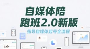 自媒体陪跑班2.0新版，指导自媒体起号全流程-七量思维