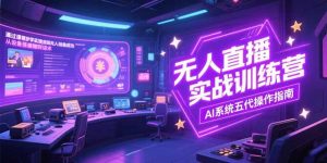 无人直播实操训练营，从设备搭建到话术，AI系统五代操作指南(7月更新-七量思维