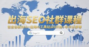 出海SEO社群课程，包含谷歌SEO+出海AI工具站从0开始+年中分享等-七量思维