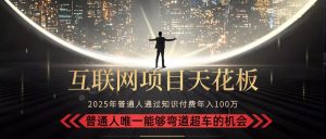 2025“互联网项目天花板”:不做韭菜,做镰刀!“月入 10W+ 普通人弯道…-七量思维