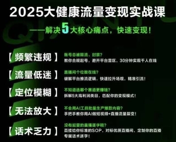 大健康流量全域新增长8.0，三月底线下课视频，大健康万亿蓝海，从类目突围到模式迭代-七量思维