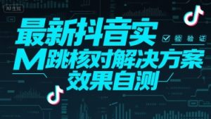 最新抖音实M跳核对解决方案，效果自测-七量思维