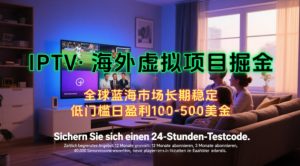 【海外虚拟项目掘金】日入100-200美刀，自己在家就可以闷声发大财，长期可做，工作室可复制扩大【揭秘】-七量思维
