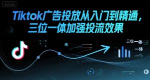 Tiktok广告投放从入门到精通，三位一体加强投流效果-七量思维