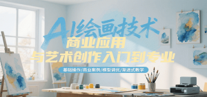 AI绘画技术商业应用与艺术创作入门到专业，基础操作/商业案例/模型调优/渐进式教学-七量思维