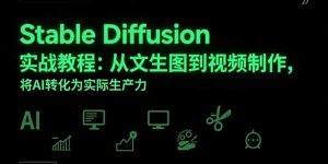 Stable Diffusion实战教程:从文生图到视频制作,将AI转化为实际生产力-七量思维