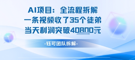 AI收徒变现闭环：一条视频收35人，日入1k+(附完整SOP)-七量思维